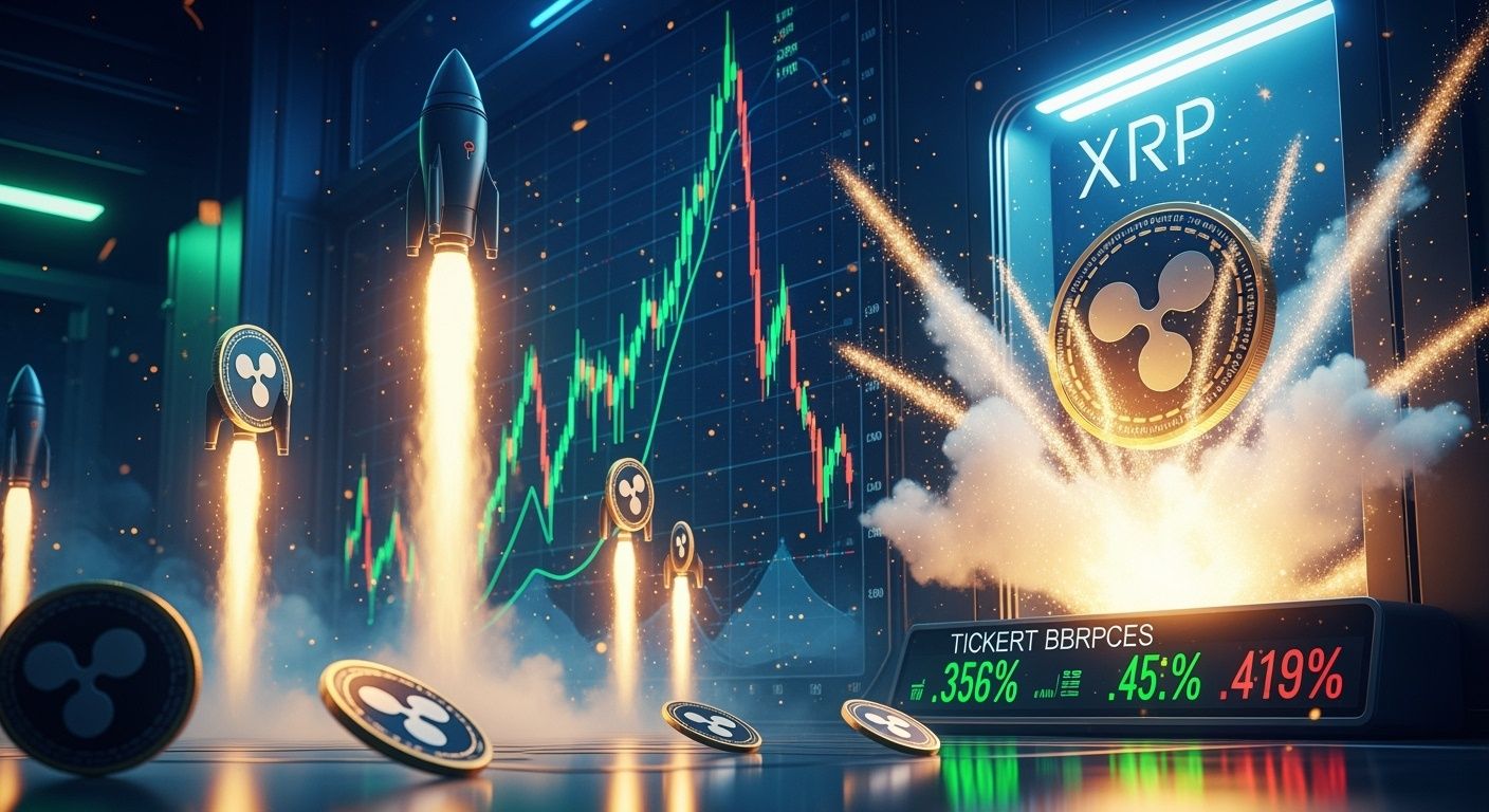 XRP进入超速状态,超越BNB登顶第四位
